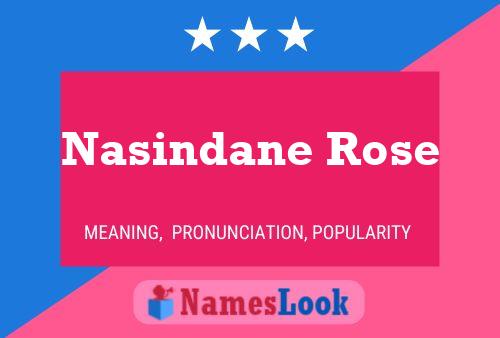 Affiche de nom Nasindane Rose