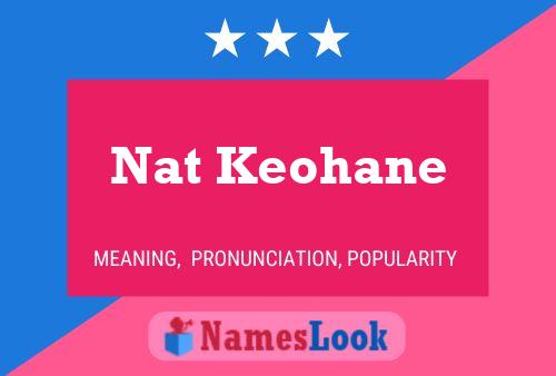 Affiche de nom Nat Keohane