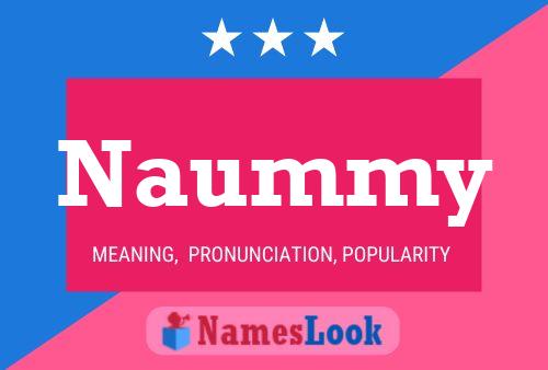 Affiche de nom Naummy