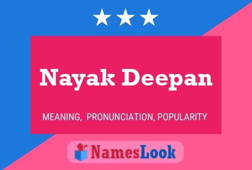 Affiche de nom Nayak Deepan