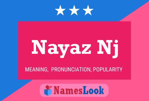 Affiche de nom Nayaz Nj