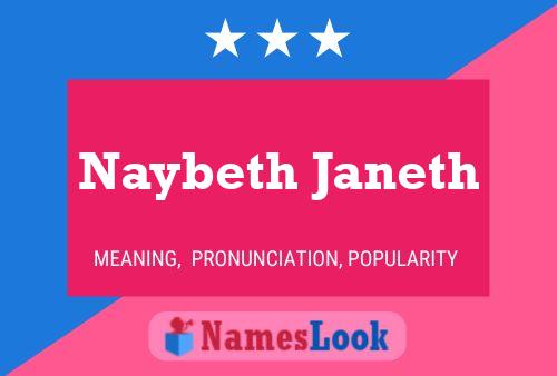 Affiche de nom Naybeth Janeth