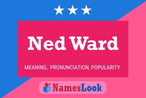 Affiche de nom Ned Ward