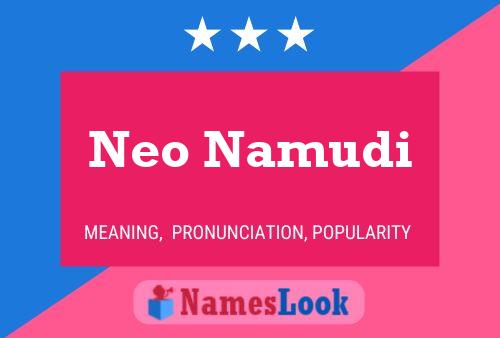 Affiche de nom Neo Namudi