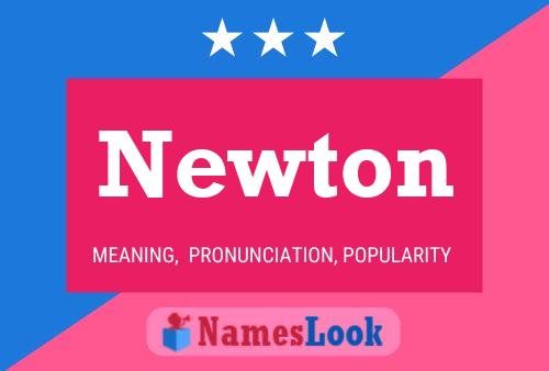 Affiche de nom Newton