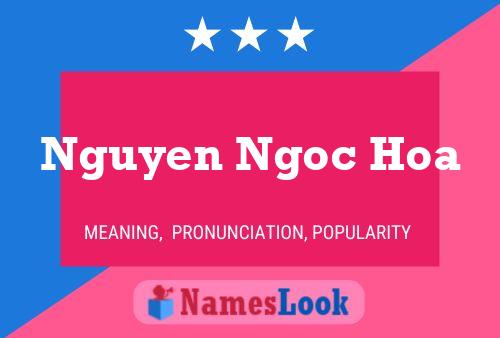 Affiche de nom Nguyen Ngoc Hoa