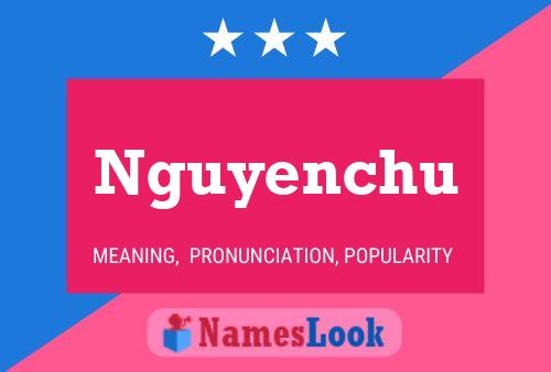 Affiche de nom Nguyenchu