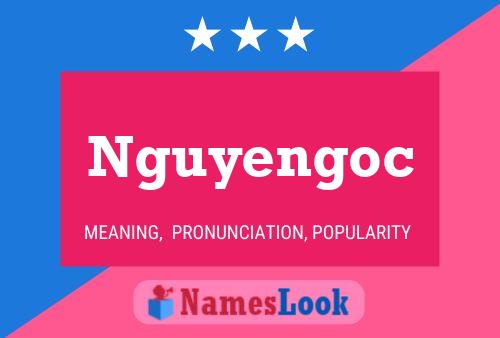 Affiche de nom Nguyengoc