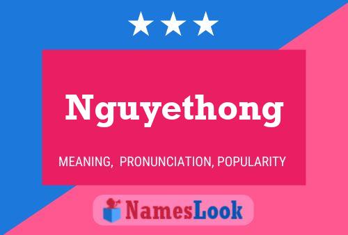 Affiche de nom Nguyethong