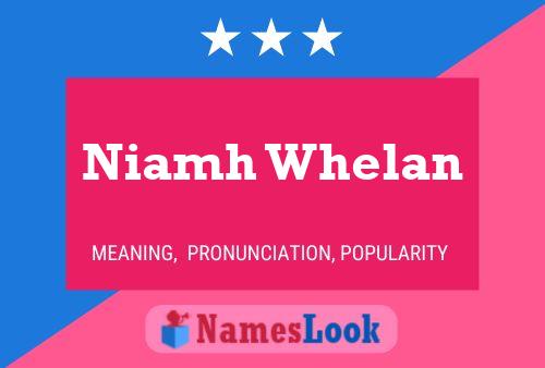 Affiche de nom Niamh Whelan