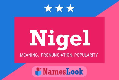 Affiche de nom Nigel