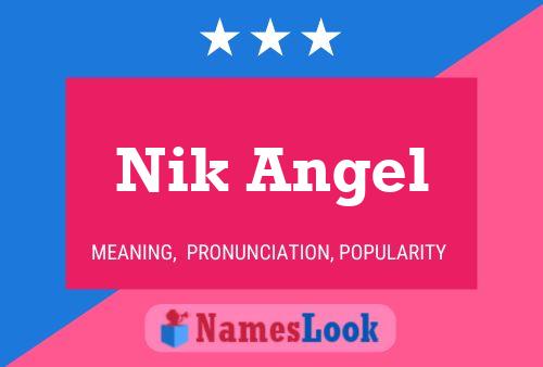 Affiche de nom Nik Angel