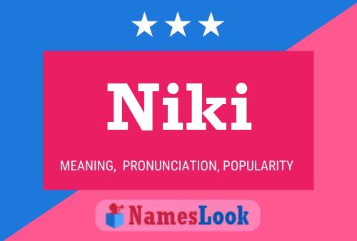 Affiche de nom Niki