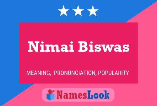 Affiche de nom Nimai Biswas