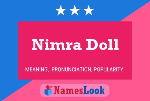 Affiche de nom Nimra Doll