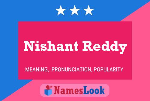 Affiche de nom Nishant Reddy