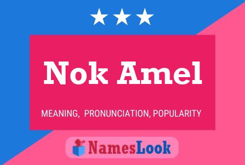 Affiche de nom Nok Amel