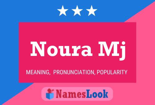 Affiche de nom Noura Mj