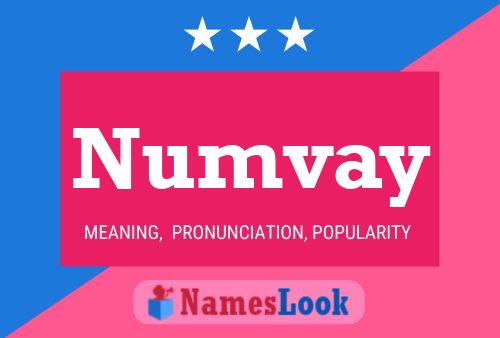 Affiche de nom Numvay