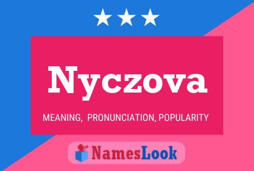 Affiche de nom Nyczova