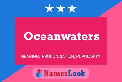 Affiche de nom Oceanwaters