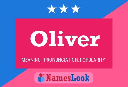 Affiche de nom Oliver