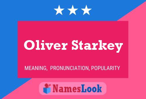 Affiche de nom Oliver Starkey