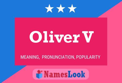 Affiche de nom Oliver V