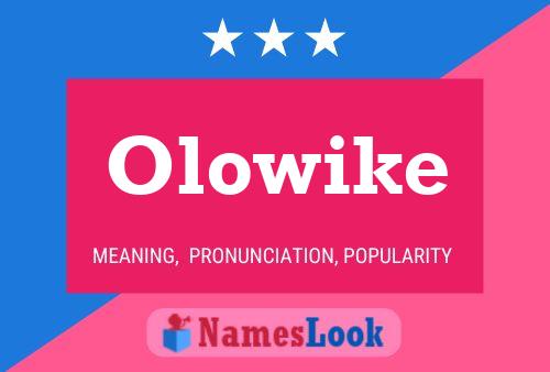 Affiche de nom Olowike