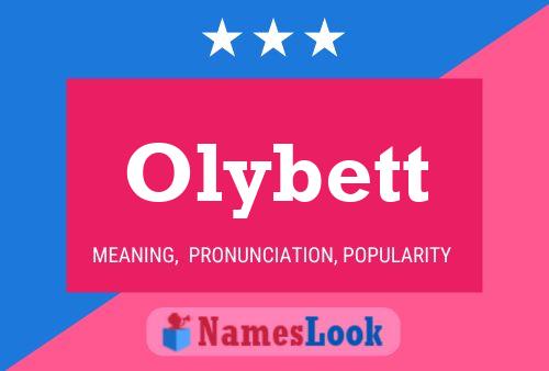 Affiche de nom Olybett