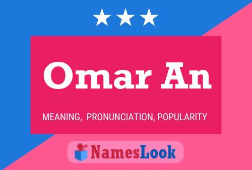 Affiche de nom Omar An