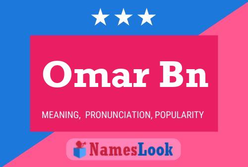 Affiche de nom Omar Bn