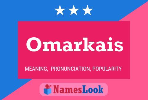 Affiche de nom Omarkais