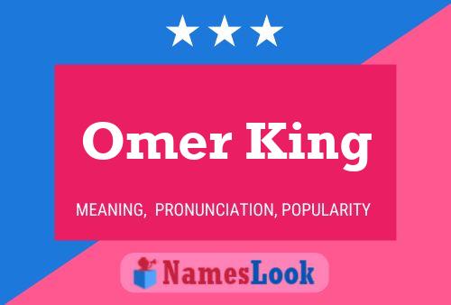 Affiche de nom Omer King