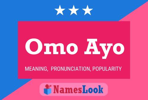 Affiche de nom Omo Ayo