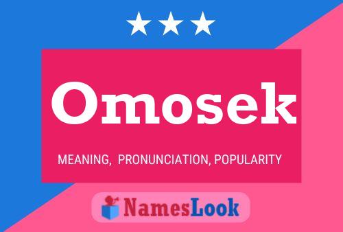 Affiche de nom Omosek