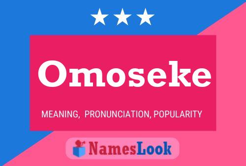 Affiche de nom Omoseke