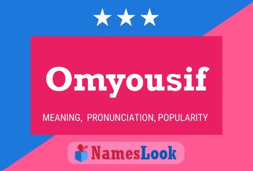 Affiche de nom Omyousif