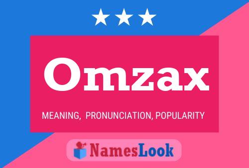 Affiche de nom Omzax