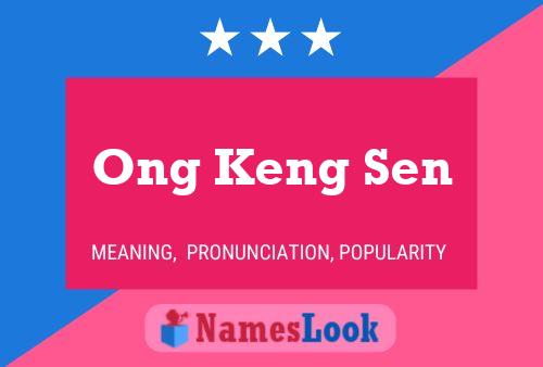 Affiche de nom Ong Keng Sen