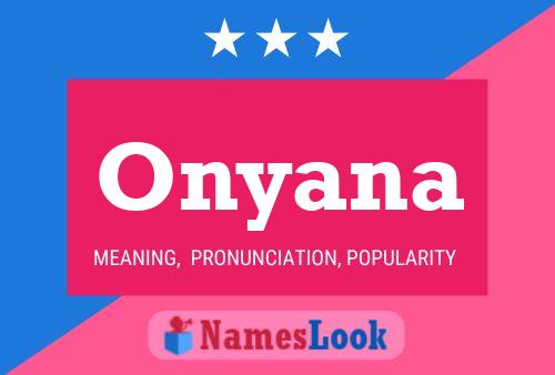 Affiche de nom Onyana