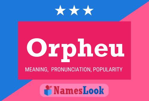 Affiche de nom Orpheu