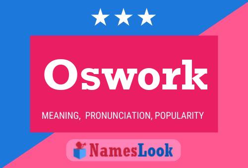 Affiche de nom Oswork