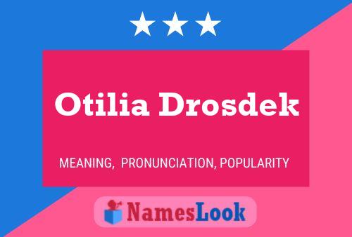 Affiche de nom Otilia Drosdek