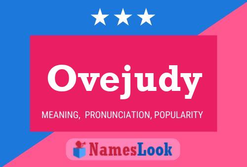 Affiche de nom Ovejudy