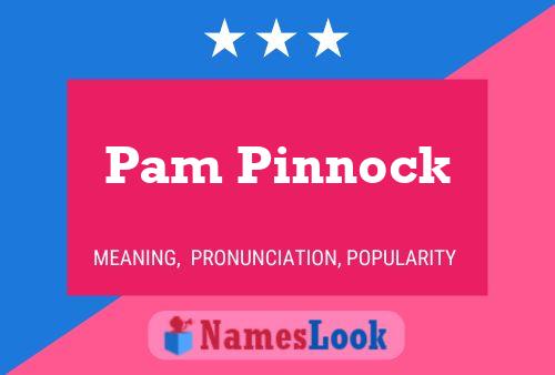 Affiche de nom Pam Pinnock