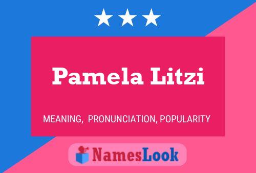 Affiche de nom Pamela Litzi