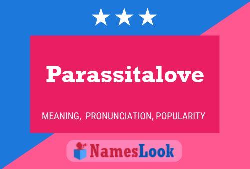 Affiche de nom Parassitalove