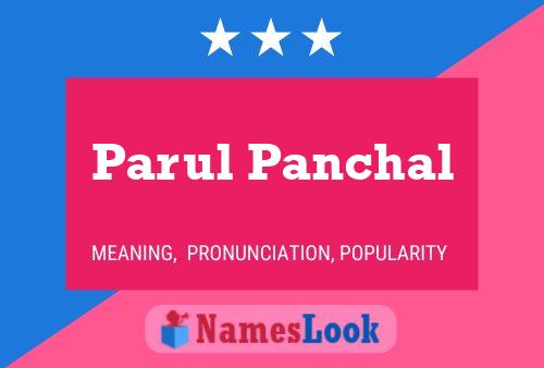 Affiche de nom Parul Panchal