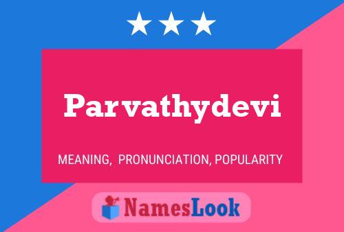 Affiche de nom Parvathydevi